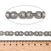 304 Stainless Steel Rectangle Link Chains CHS-Z007-13P-2
