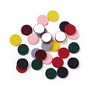 Flocky Acrylic Cabochons OACR-I001-K-M-1