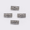 Tibetan Style Alloy Beads X-TIBEB-1009-AS-LF-1