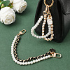 2Pcs 2 Colors Alloy Flower Phone Hand Strap Chains AJEW-SC0004-10E-5