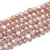 Natural Cultured Freshwater Pearl Beads Strands PEAR-L033-45B-1