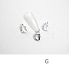 Alloy Rhinestone Cabochons MRMJ-T056-93P-G-1