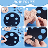 Acrylic Measuring Tool for Doll Craft Eyes TOOL-WH0155-110B-02-4