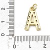 26Pcs Brass Micro Pave Cubic Zirconia Pendants KK-V014-01G-M-4