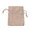 Burlap Packing Pouches Drawstring Bags X-ABAG-Q050-7x9-01-2