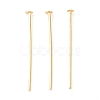 Brass Flat Head Pins KK-N254-47B-G-1