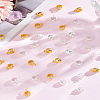 160Pcs 2 Colors Tibetan Style Alloy Rondelle Tube Bails FIND-LP0001-86-3