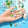 10Pcs Opaque Resin Pendants RESI-YW0002-10A-4