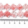 Cherry Quartz Glass Beads Strands G-P520-A05-01-5