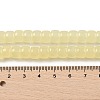 Baking Plating Glass Beads Strands GLAA-H036-01F-3