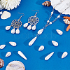 Electroplate Shell Pearl Beads Strands BSHE-PH0001-52-2