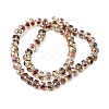 Transparent Electroplate Glass Beads Strands EGLA-P062-01A-02-2