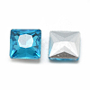Pointed Back Glass Rhinestone Cabochons RGLA-T027-8x8mm-13-2