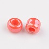 DIY Craft Beads 12/0 Opaque Colors Lustered Round Glass Seed Beads X-SEED-A012-2mm-125-2