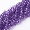 Natural Amethyst Beads Strand GSR6mmC062-1