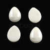 Pearlized Plated Opaque Glass Cabochons PORC-S778-18x25-M-2