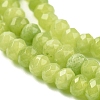 Dyed Natural Malaysia Jade Rondelle Beads Strands G-E316-2x4mm-41-3