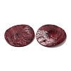 Spray Painted Natural Akoya Shell Pendants SHEL-F007-15B-4