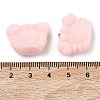 Flocking Opaque Resin Pendants RESI-F064-A20-3