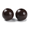 Spray Painted Natural Wood Beads WOOD-R272-02C-2