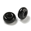 Natural Black Stone Beads X-G-Q173-03A-16-2