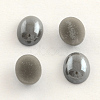 Pearlized Plated Opaque Glass Cabochons X-PORC-S804-10x14-41-1