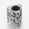 304 Stainless Steel European Beads STAS-P173-110AS-2