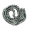 Baking Paint Transparent Glass Beads Strands DGLA-N011-10mm-07-2