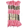 6Bundles Polyester Embroidery Floss OCOR-YW0001-25G-1