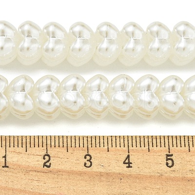 Transparent Spray Painted Glass Beads Strands GLAA-P066-01B-1