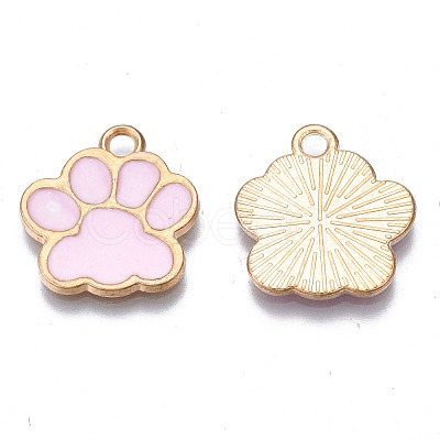 Alloy Enamel Pendants ENAM-T016-22LG-A-RS-1