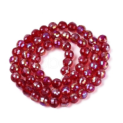 Transparent Glass Beads Strands GLAA-Q107-02A-05-1