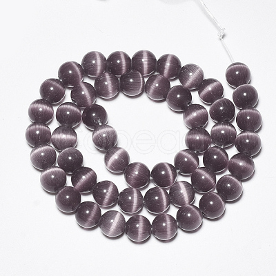 Cat Eye Beads Strands CE-M011-10mm-16-1