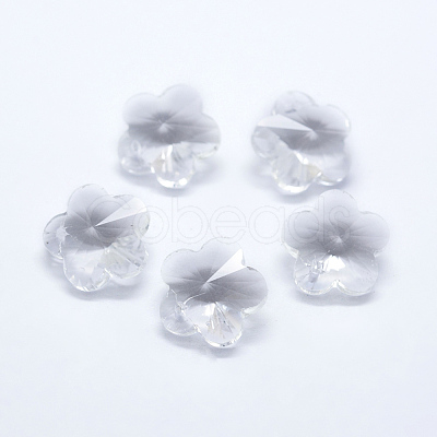Transparent Glass Pendants GLAA-P037-03-13-1