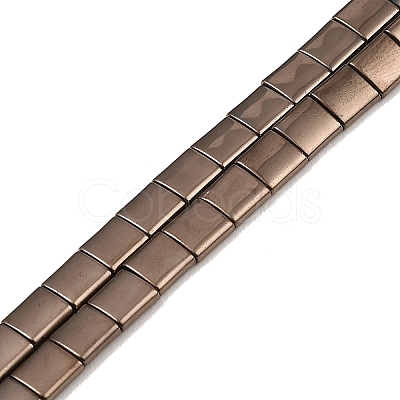 Electroplated Non-magnetic Synthetic Hematite Beads Strands G-G089-B02-08-1