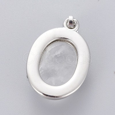 Natural Quartz Crystal Pendants G-L512-D22-1