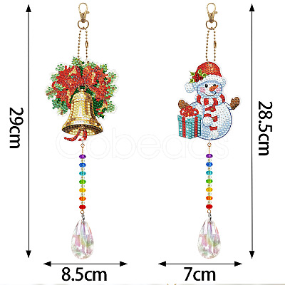DIY Diamond Painting Acrylic Pendants Decoration Kits PW-WG89126-05-1