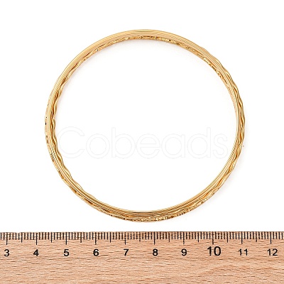 5Pcs 304 Stainless Steel Bangle Set for Women BJEW-S162-01B-G-1