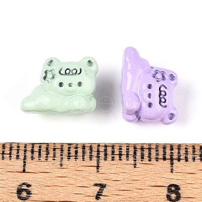 Baking Paint Alloy Beads PALLOY-T090-71-1