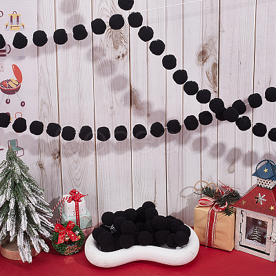 Polyester Felt Ball Hanging Streamer DIY-WH0349-505-1