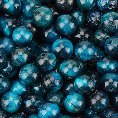 120Pcs Natural Tiger Eye Beads G-PA0001-14A-1