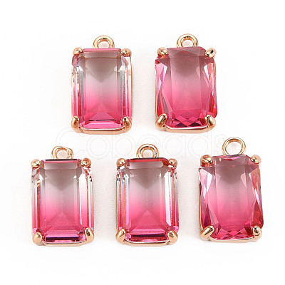 Gradient Color Glass Pendants GLAA-S193-008-A04-1