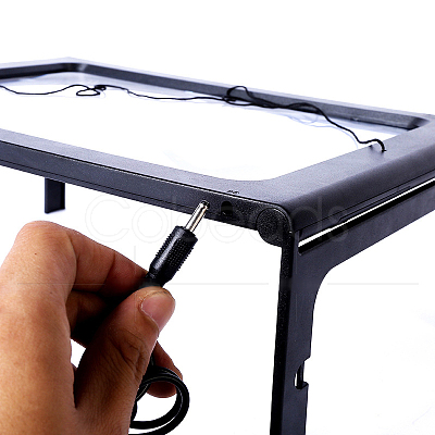 Desktop Foldable Magnifier AJEW-L073-16-1