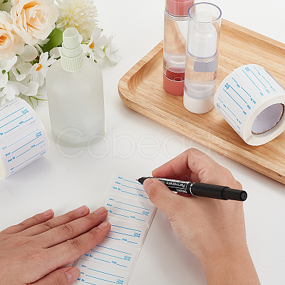 500Pcs Rectangle Roll Stickers DIY-WH0152-935A-1