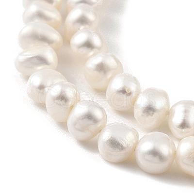 Natural Cultured Freshwater Pearl Beads Strands PEAR-A006-08F-1