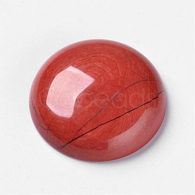 Natural Red Jasper Cabochons G-F298-04-1