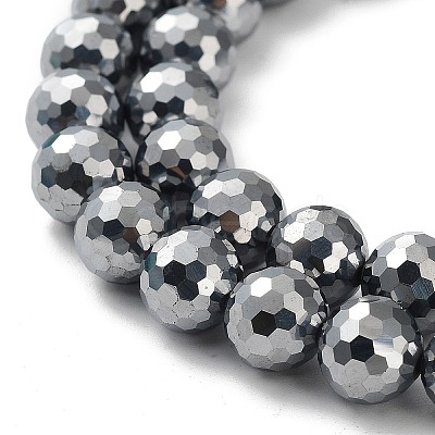 Terahertz Stone Beads Strands G-P514-D01-01-1