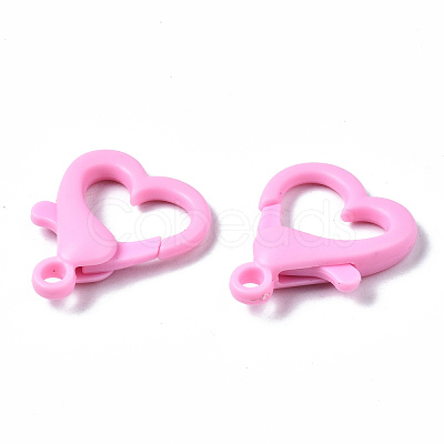 Opaque Acrylic Lobster CLaw Clasps X-SACR-T358-02-1