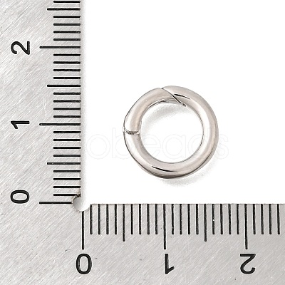 Brass Spring Gate Rings KK-C255-06P-1