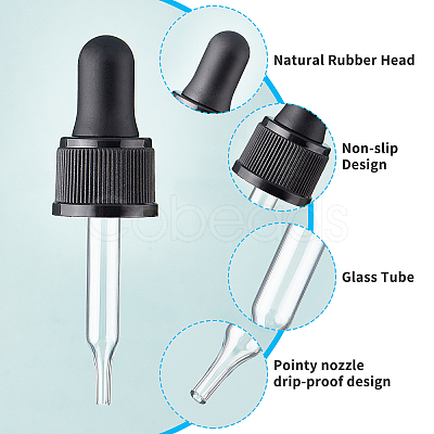 Glass Teardrop Set Transfer Graduated Pipettes TOOL-PH0001-08-1